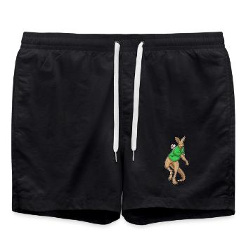 Baseball Kangourou - Short de bain - noir - Devant - AI Model Male 185 light (185cm)
