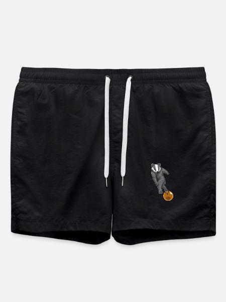 Dachs Bowling Bowlingkugel - Badeshorts - Schwarz