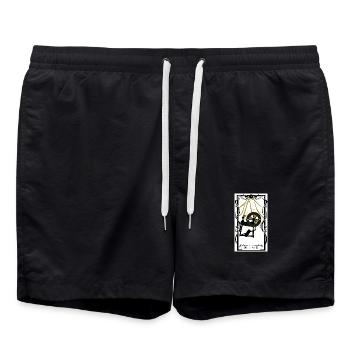 Roue de Fortune  - Short de bain - noir - Devant - AI Model Male 185 light (185cm)