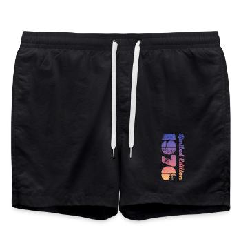 Millésime 1976 - Short de bain - noir - Devant - AI Model Male 185 light (185cm)