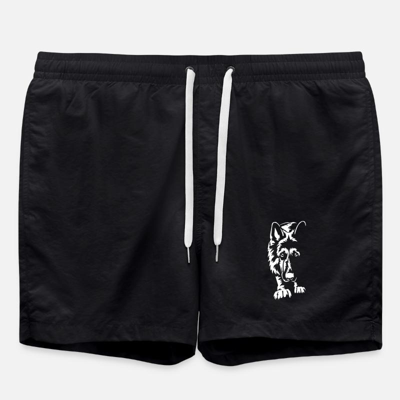 Berger allemand « Édition noire » - Short de bain - noir