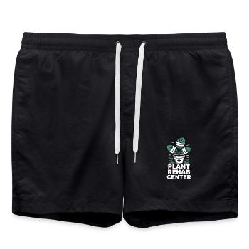 Plant Rehab Center Plant Rescuer Pfnaze - Swim Trunks - black - Front - AI Model Male 185 light (185cm)