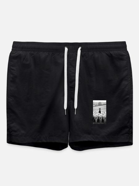 Stove guard at dawn - Swim Trunks - black