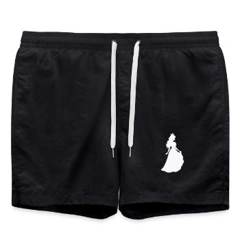 Royal Princess Silhouette - Swim Trunks - black - Front - AI Model Male 185 light (185cm)