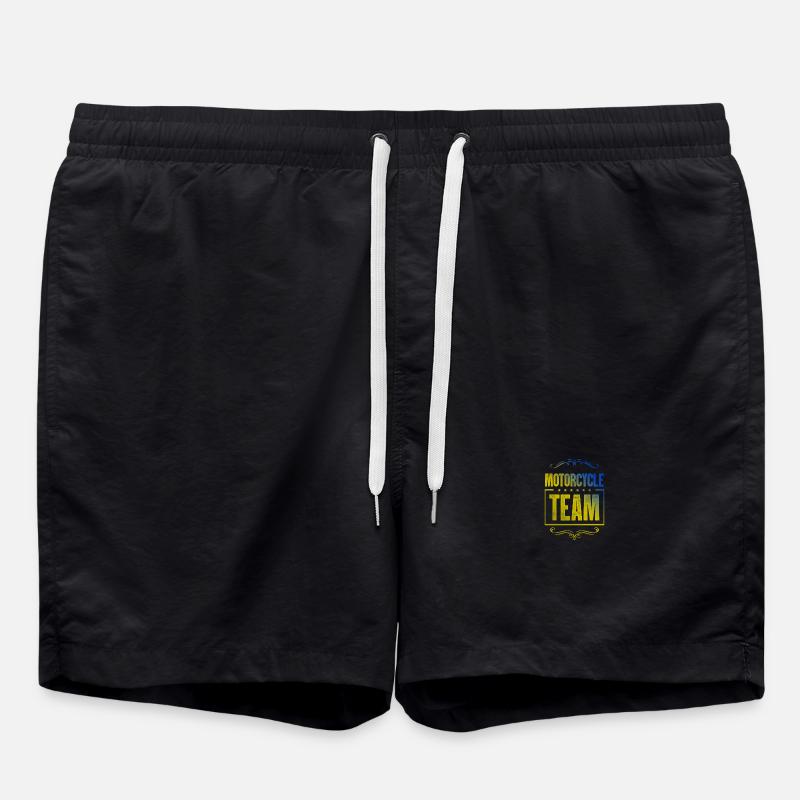 Motorcycle Crew - Badeshorts - Schwarz