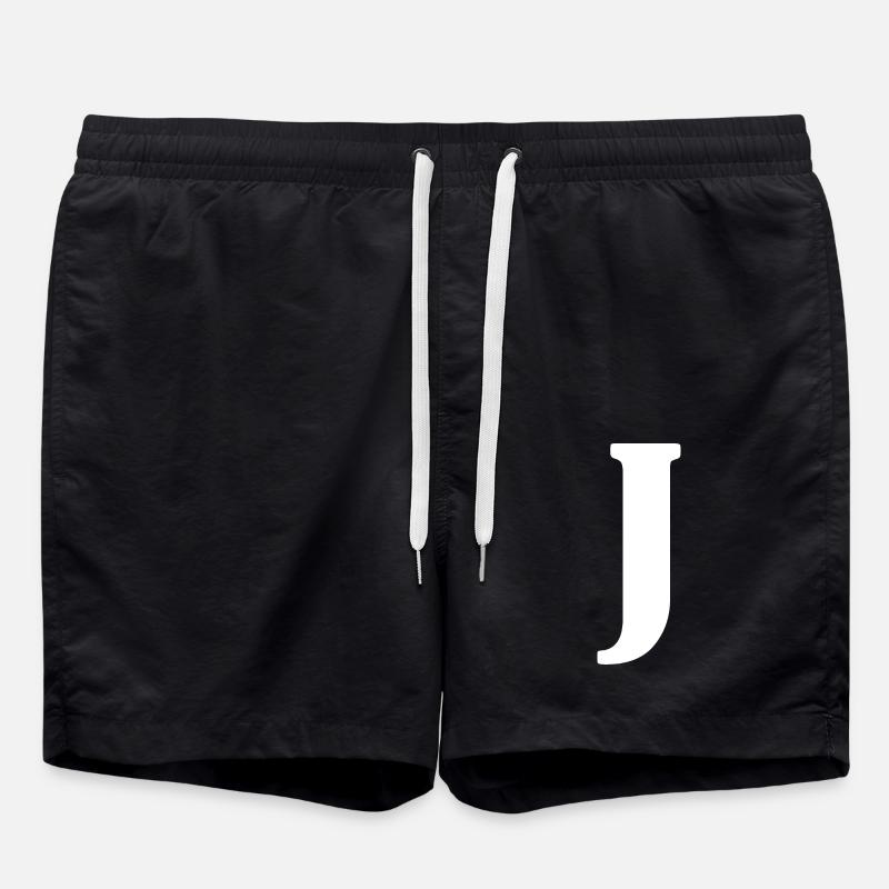 J - Short de bain - noir