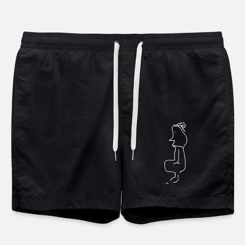 Construction worker - Swim Trunks - black