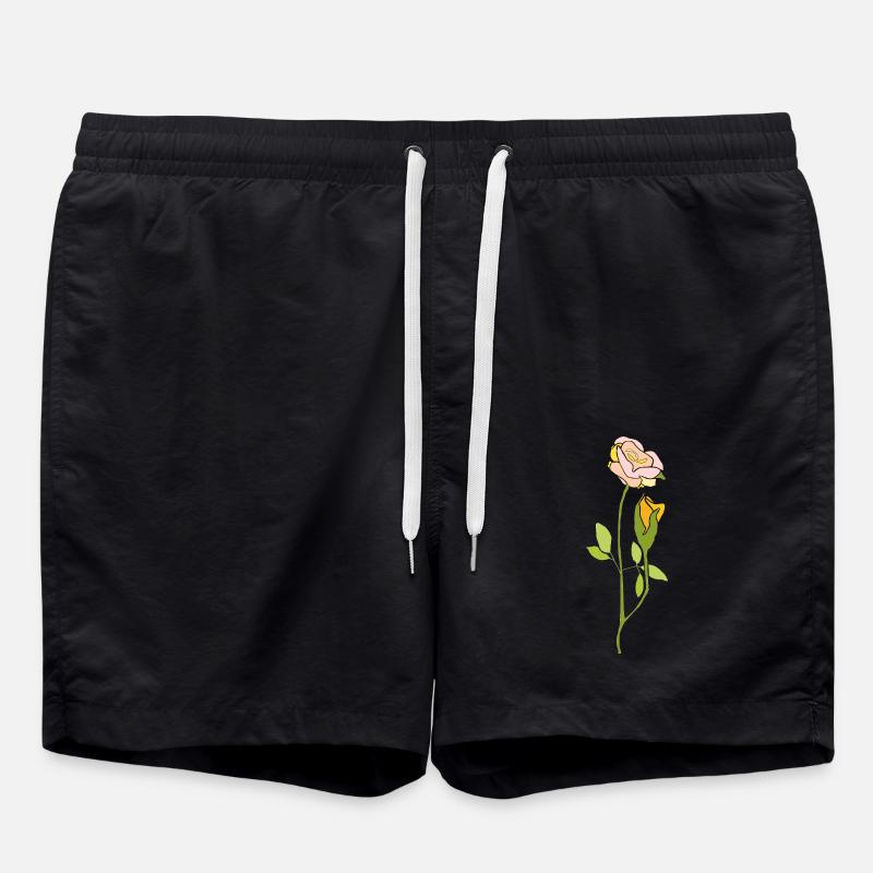 Rose - Badeshorts - Schwarz