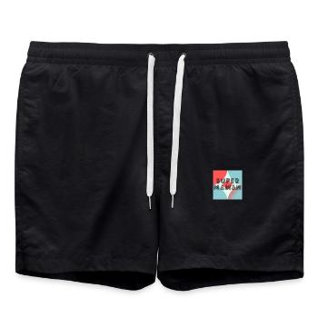 BONNE FÊTE MAMAN. MAMAN. FÊTE DES MÈRES. FÊTE - Short de bain - noir - Devant - AI Model Male 185 light (185cm)