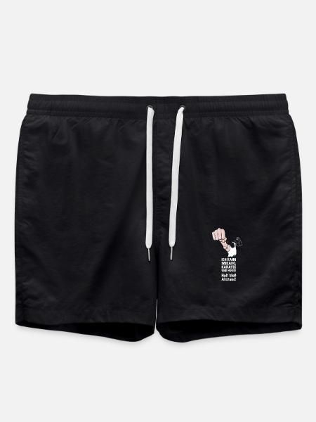 Karate, Kung Fuh - Badeshorts - Schwarz