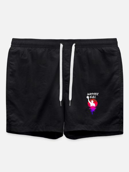 Wasserball Spieler Sunset - Badeshorts - Schwarz