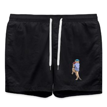 Meerkat Baseball Gant de baseball - Short de bain - noir - Devant - AI Model Male 185 light (185cm)