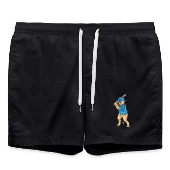 Lion Baseball Baseball Bat - Swim Trunks - black - Front - AI Model Male 185 light (185cm)