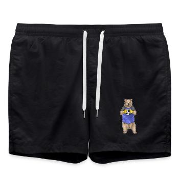 Bear Gardien de but Football - Short de bain - noir - Devant - AI Model Male 185 light (185cm)