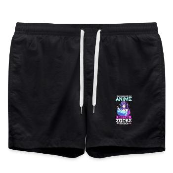 Je ne regarde pas seulement des anime, parfois je joue aussi - Short de bain - noir - Devant - AI Model Male 185 light (185cm)