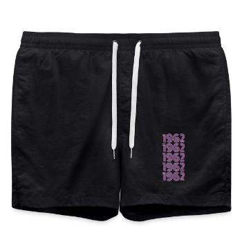 1962 - Short de bain - noir - Devant - AI Model Male 185 light (185cm)