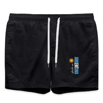 Fabriqué en Argentine, né en Argentine - Short de bain - noir - Devant - AI Model Male 185 light (185cm)