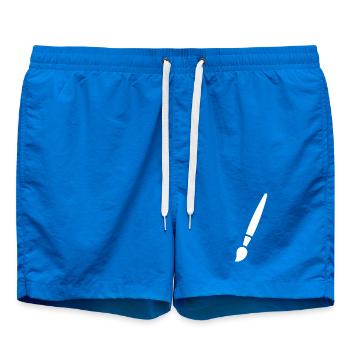 Pinceau, peinture, symbole artistique - Short de bain - cobalt blue - Devant