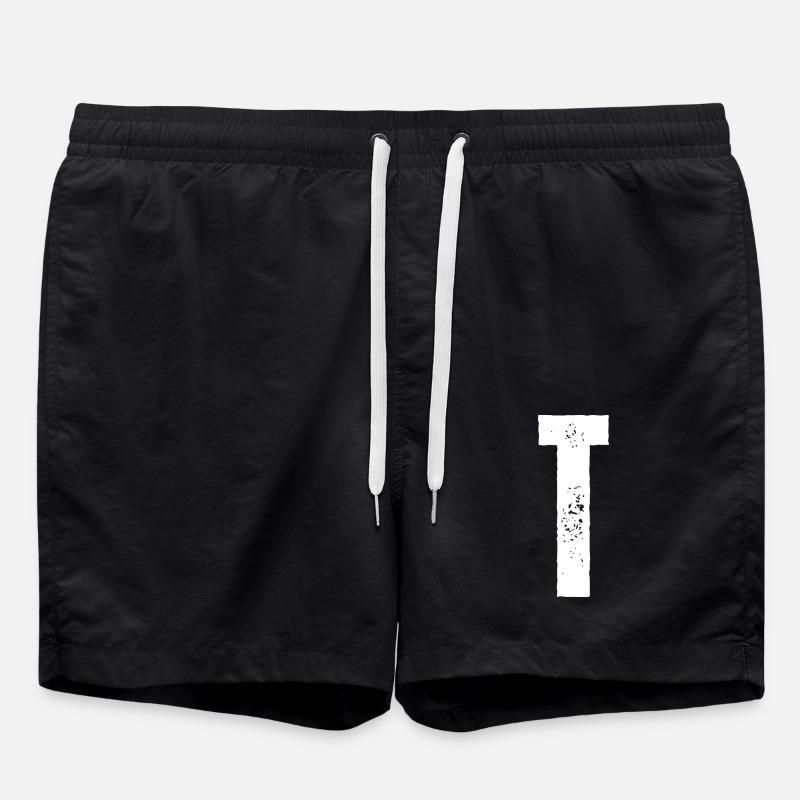 T - Short de bain - noir