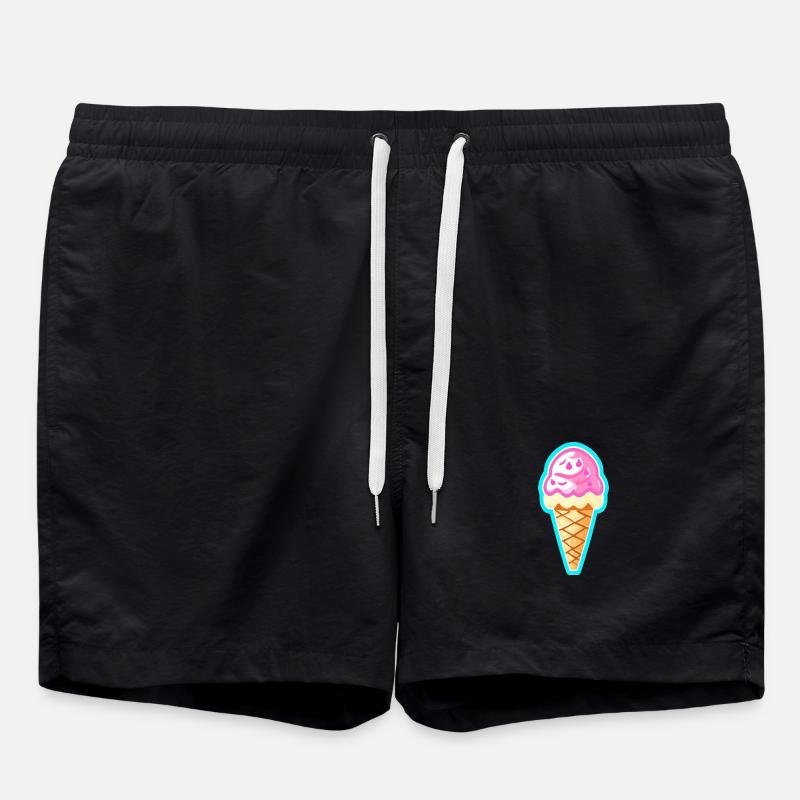 Ice - Swim Trunks - black