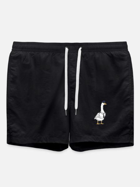 Duck Pilot Pilot Cap - Swim Trunks - black