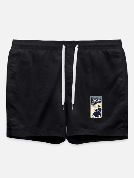 Biblioteca di profumi preferita | Amore per i libri - Costume a pantaloncino - nero