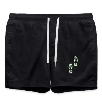 Outdoor footpath - Swim Trunks - black - Front - AI Model Male 185 light (185cm)