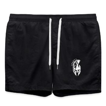 Sparta Casque Spartiate Fitness Guerrier Ancien - Short de bain - noir - Devant - AI Model Male 185 light (185cm)