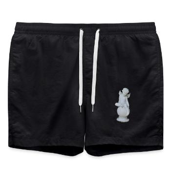 Engel - Badeshorts - Schwarz - Vorne - AI Model Male 185 light (185cm)