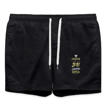 2018 Limited Edition - Swim Trunks - black - Front - AI Model Male 185 light (185cm)