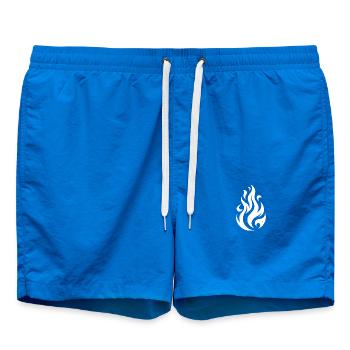 Tribal Tattoo Flammes Feu Illustration Design - Short de bain - cobalt blue - Devant