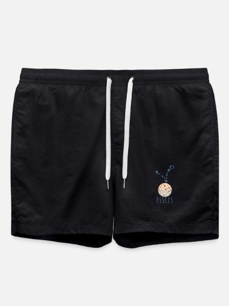 The constellation of Pisces - Swim Trunks - black
