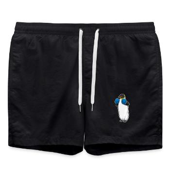 Penguin Boxer Gants de boxe Boxe Boxe - Short de bain - noir - Devant - AI Model Male 185 light (185cm)
