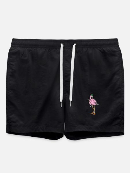Flamingo Archer Bow Bow Bow - Short de bain - noir