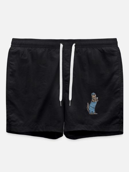 Atelier de clé mécanique Otter - Short de bain - noir