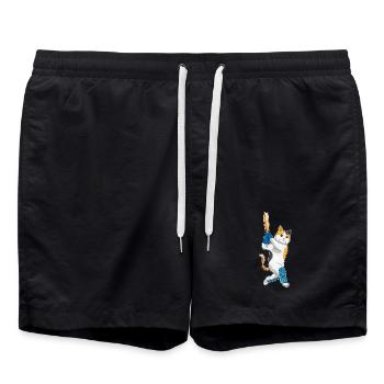 Battes de cricket Cat - Short de bain - noir - Devant - AI Model Male 185 light (185cm)