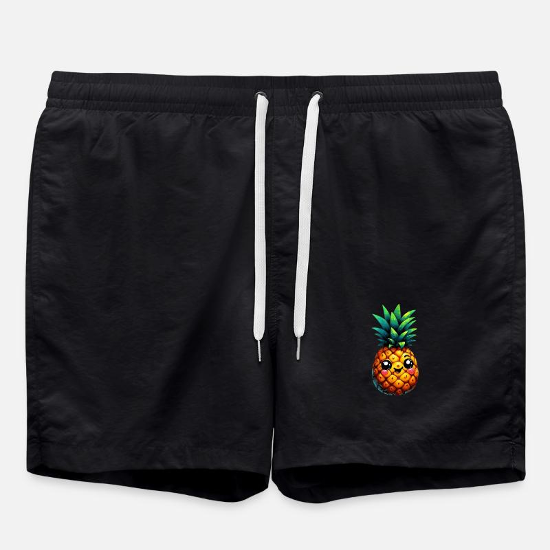 Pineapple - Swim Trunks - black