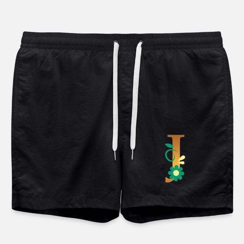 J - Short de bain - noir
