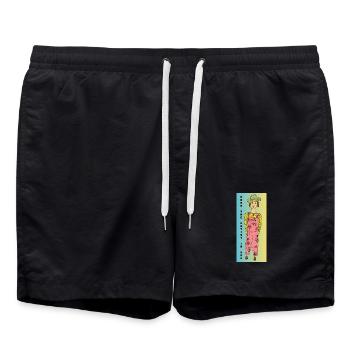 Libérez l’artiste en vous - Short de bain - noir - Devant - AI Model Male 185 light (185cm)