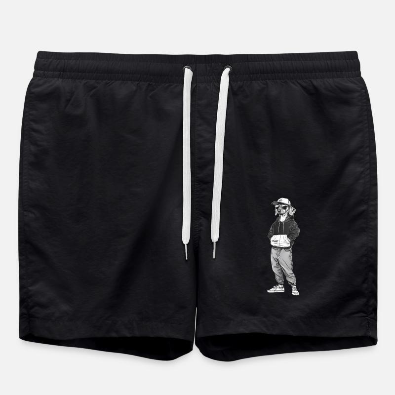 Mann deiner Träume 2.0 - Badeshorts - Schwarz