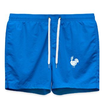 turkey - Swim Trunks - cobalt blue - Front