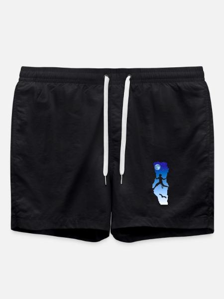 Night Climbing - Swim Trunks - black