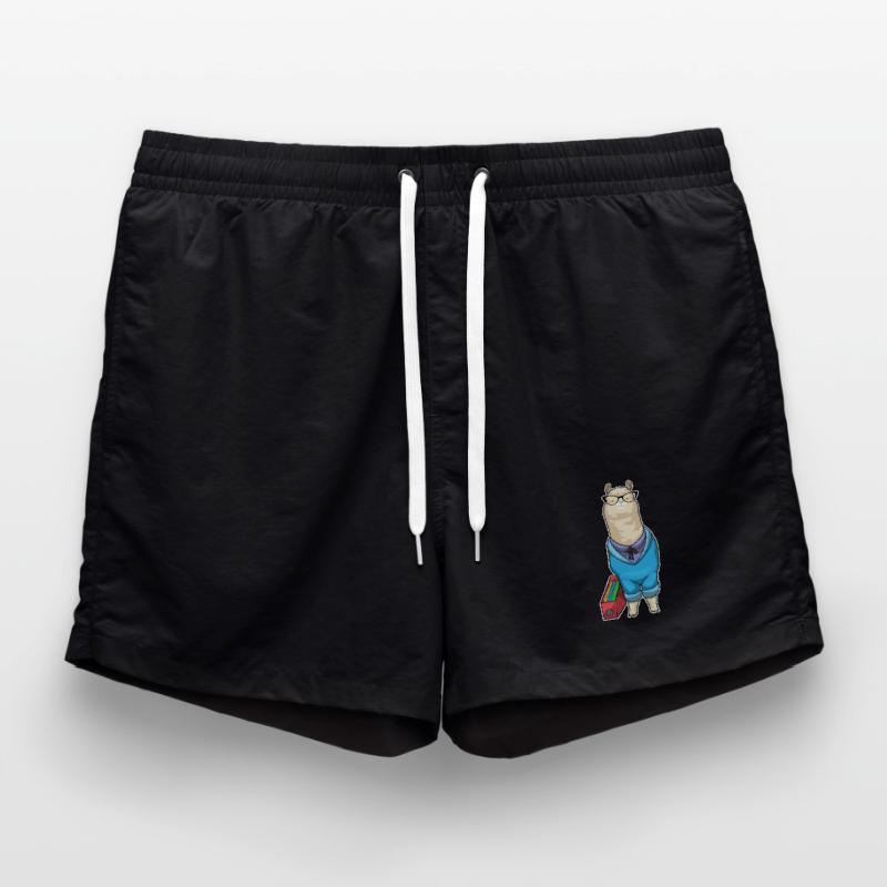 Alpaca Secretary Folder Office Swim Trunks