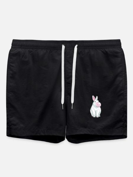 Rabbit Chewing Gum - Swim Trunks - black