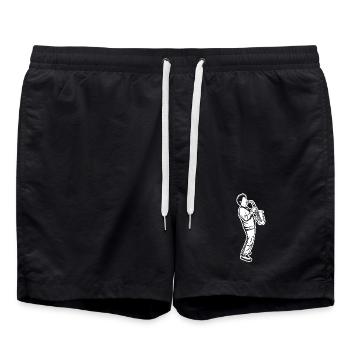Saxophone Child - Swim Trunks - black - Front - AI Model Male 185 light (185cm)