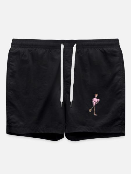 Flamingo Paddle - Swim Trunks - black