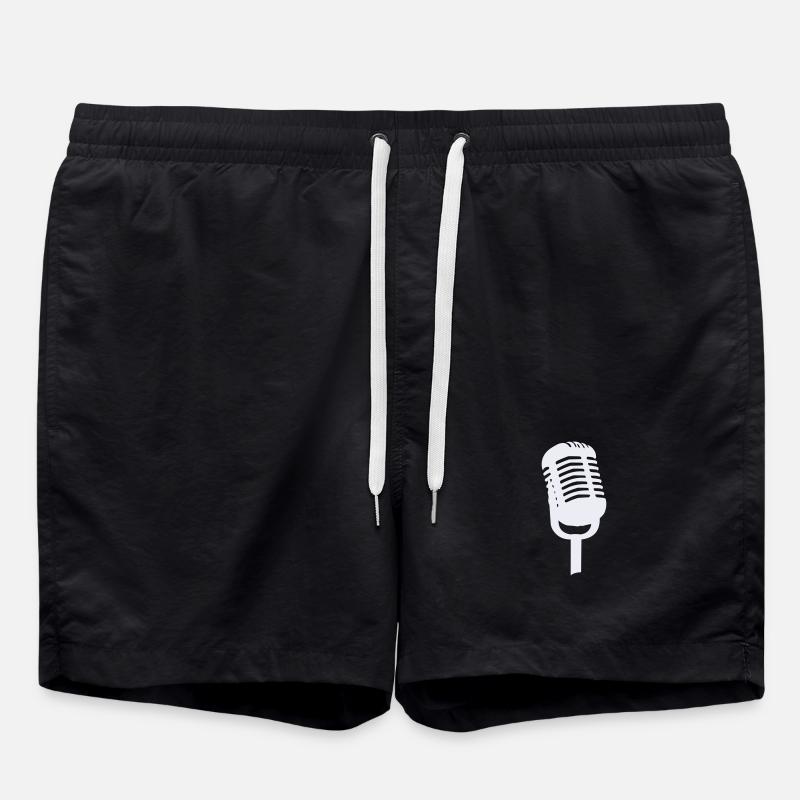 Microphone - Short de bain - noir