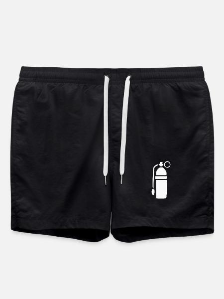 Diving Oxygen Tab Gift Diver - Swim Trunks - black