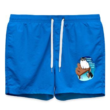 l bought Twitter... and knocked it off the table - Badeshorts - Cobalt blue - Vorne