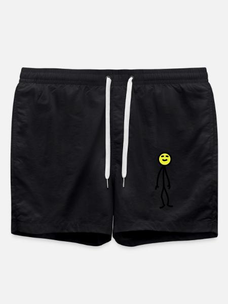 happy_man - Short de bain - noir